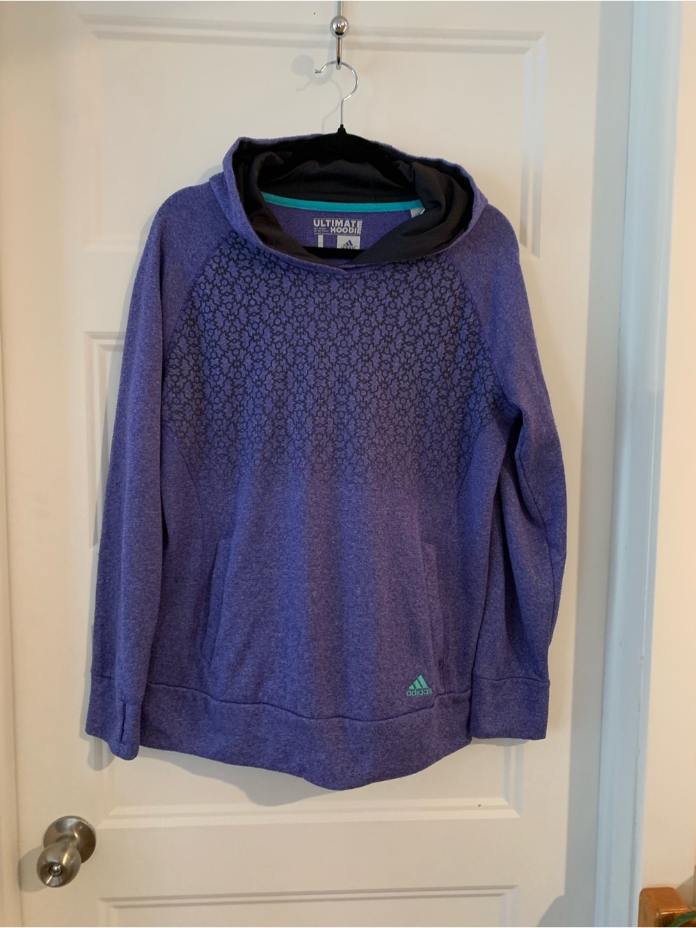 Adidas Ultimate hoodie , women's Purple Hooded Sweatshirt size L